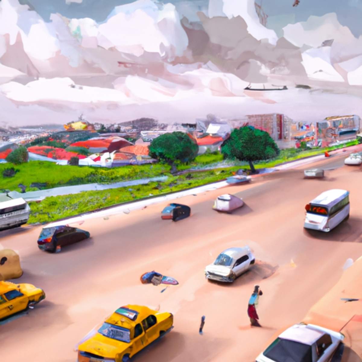 Preço de táxi em Ghana