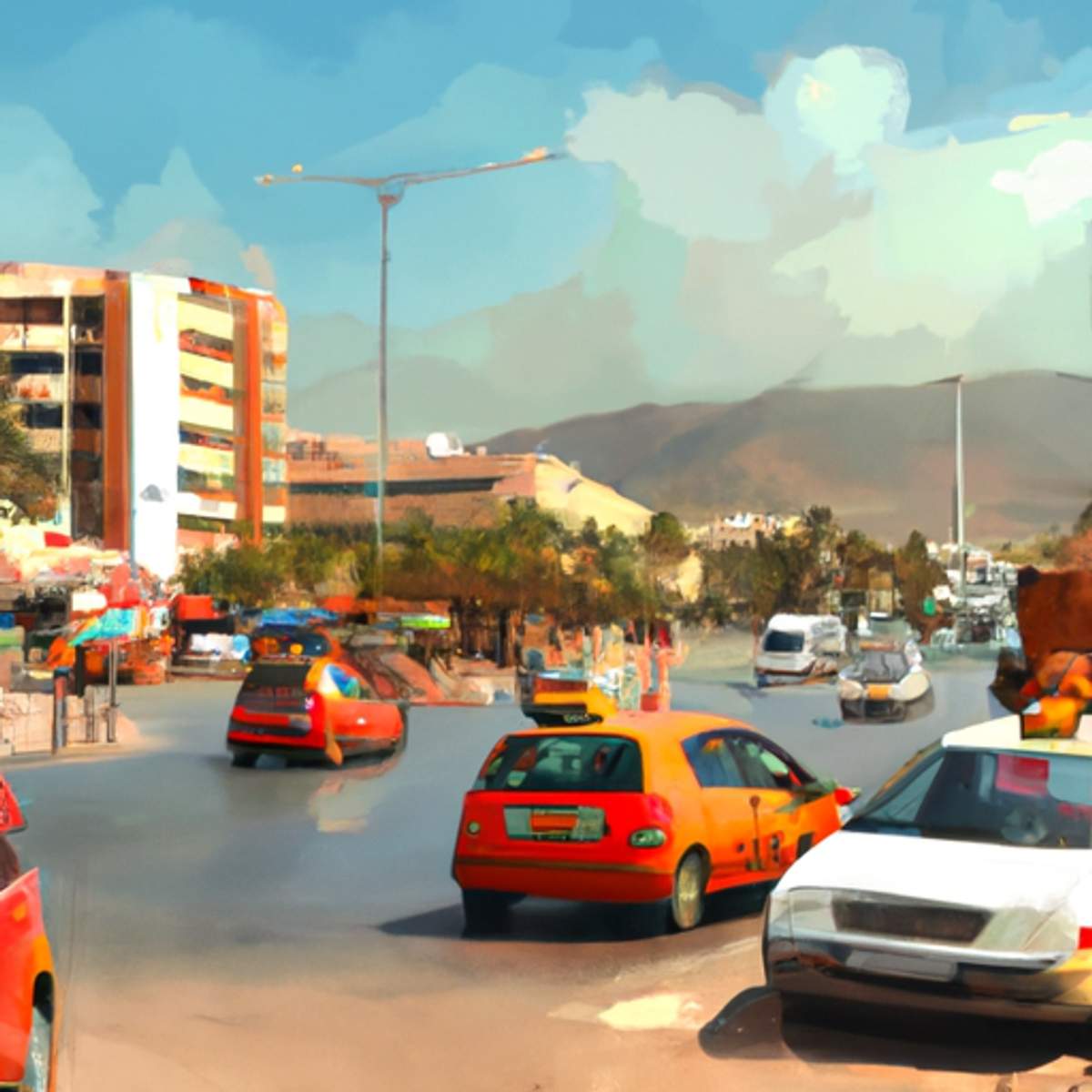 Preço de táxi em Marrocos