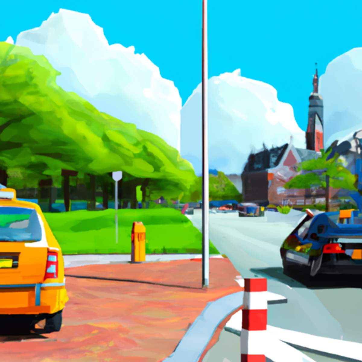 Preço de táxi em Holanda