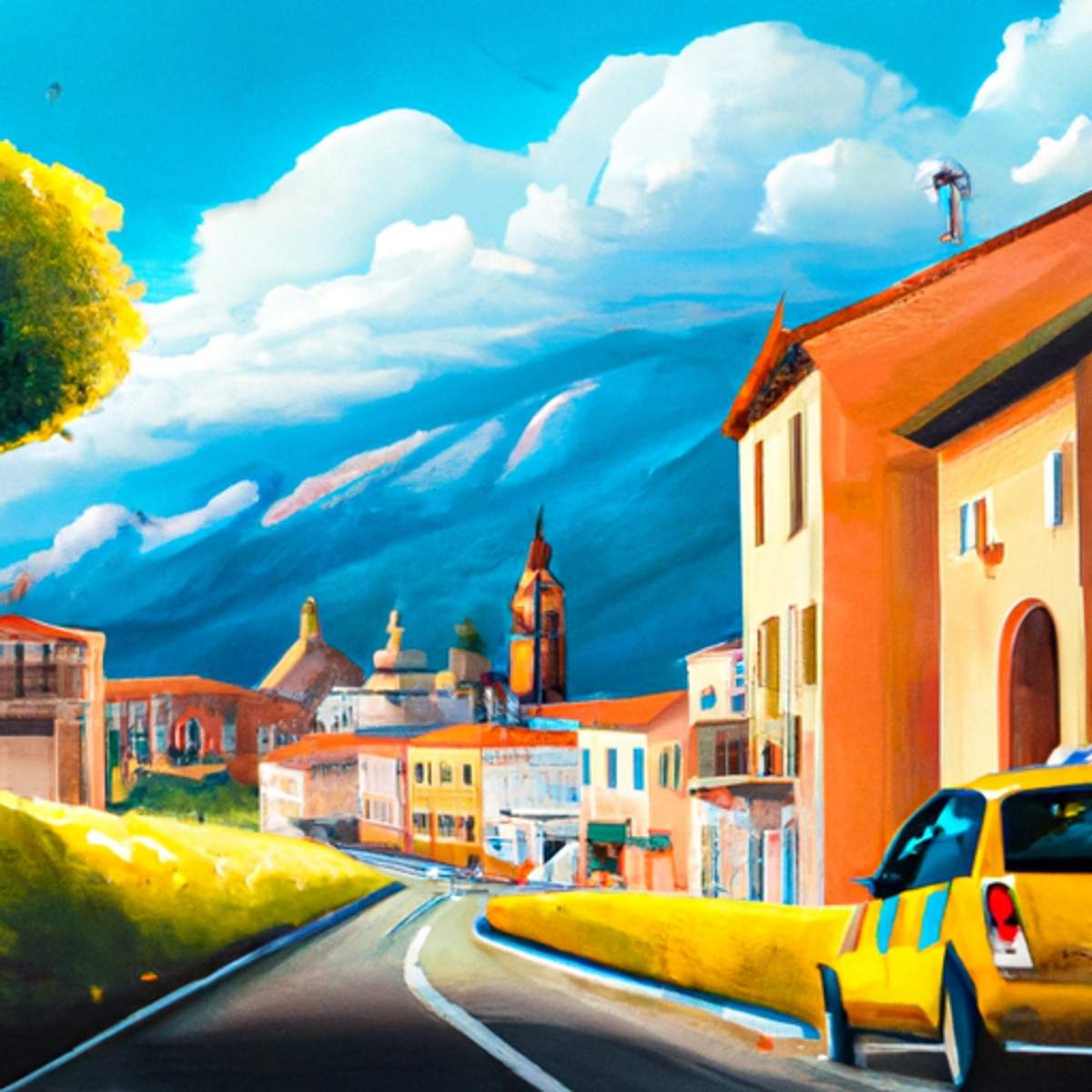 Preço de táxi em Itália