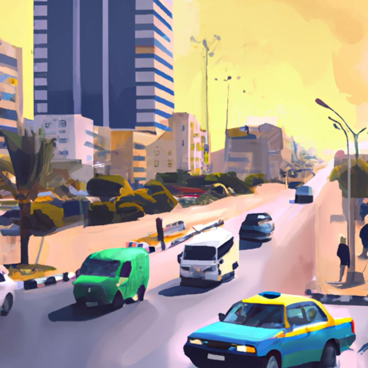 Preço de táxi em Líbia