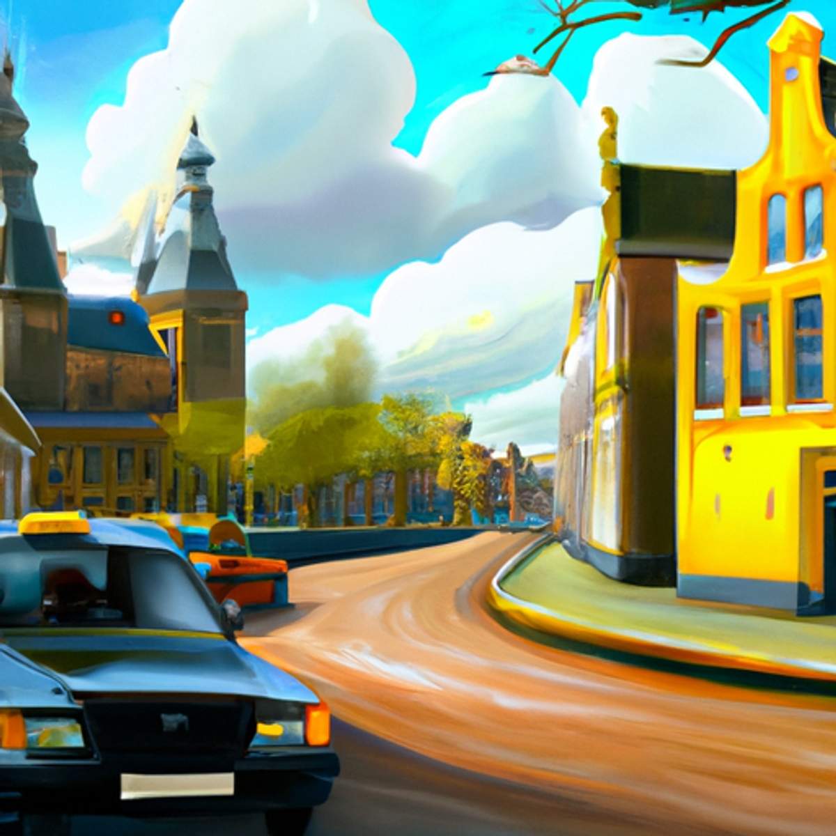 Preço de táxi em Holanda