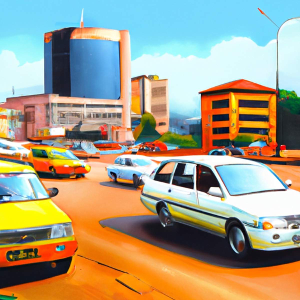 Preço de táxi em Uganda