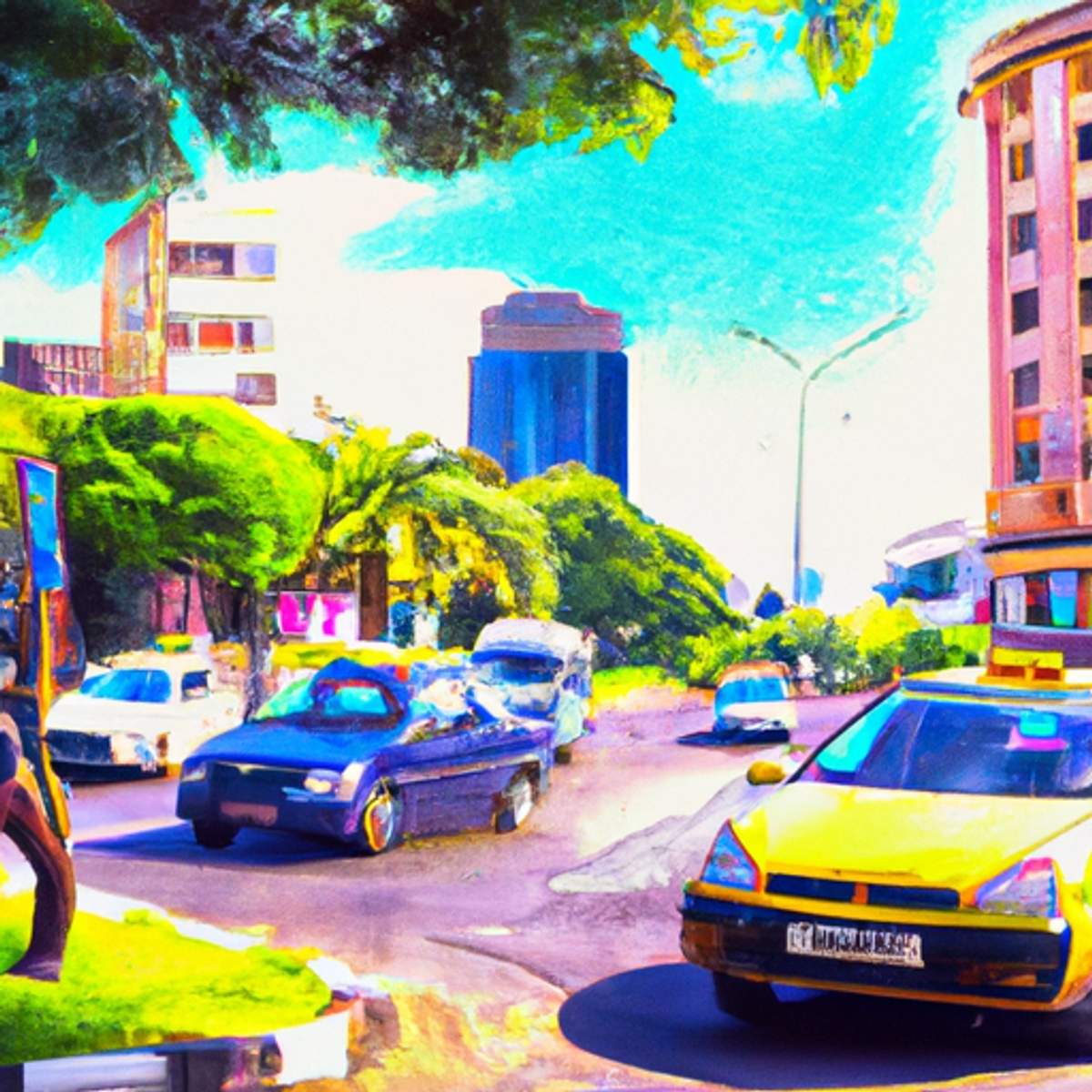 Preço de táxi em Mozambique