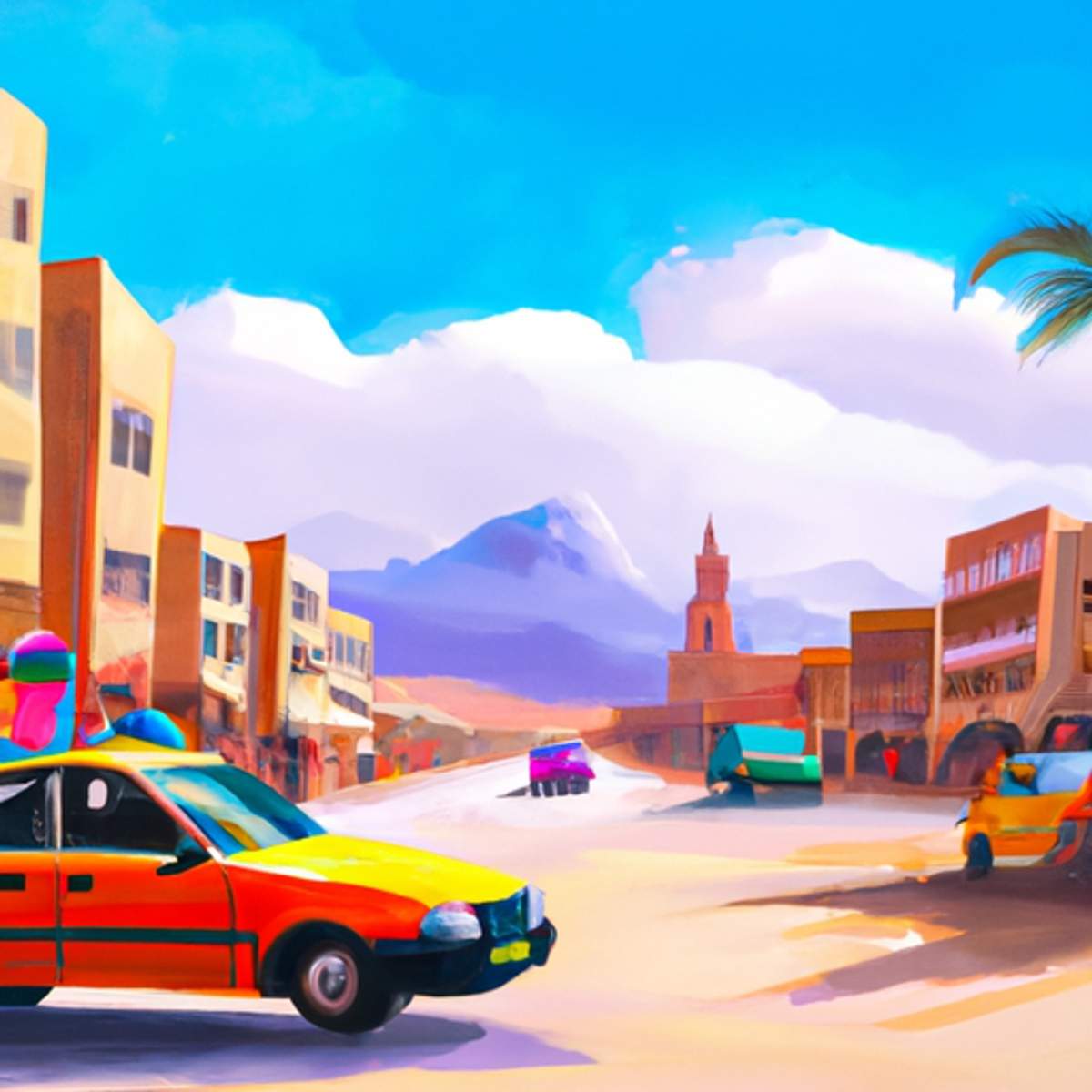 Preço de táxi em Marrocos