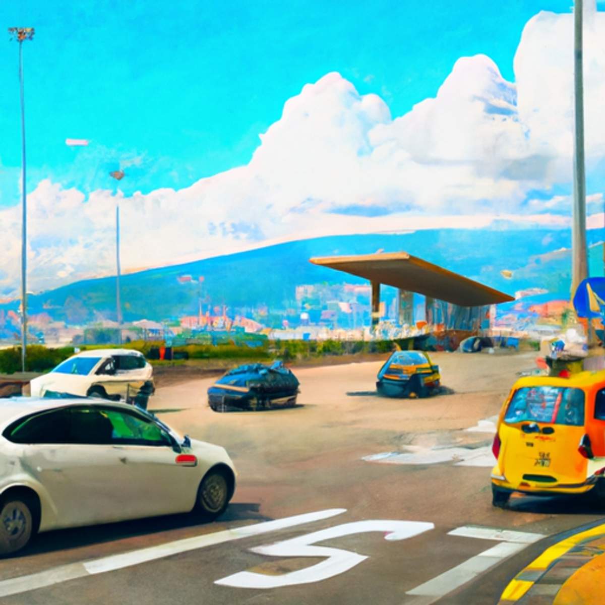 Preço de táxi em Itália