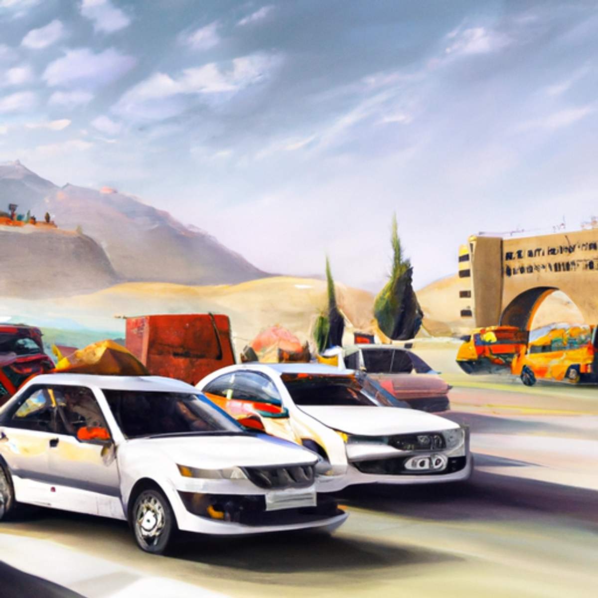 Preço de táxi em Iraque