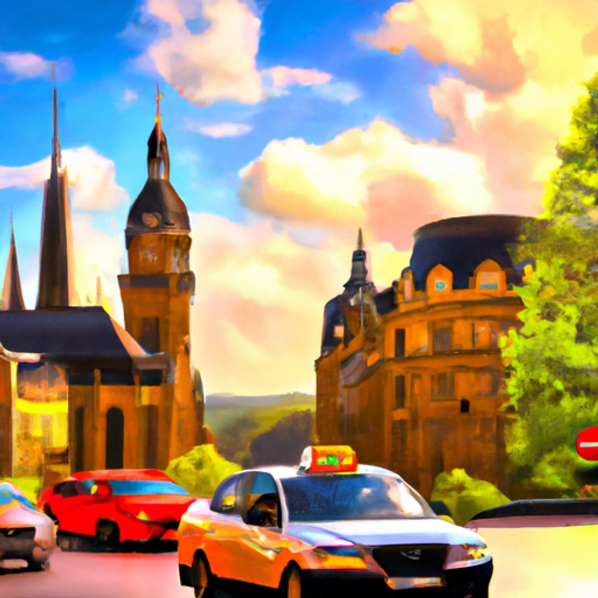 Preço de táxi em Luxembourg