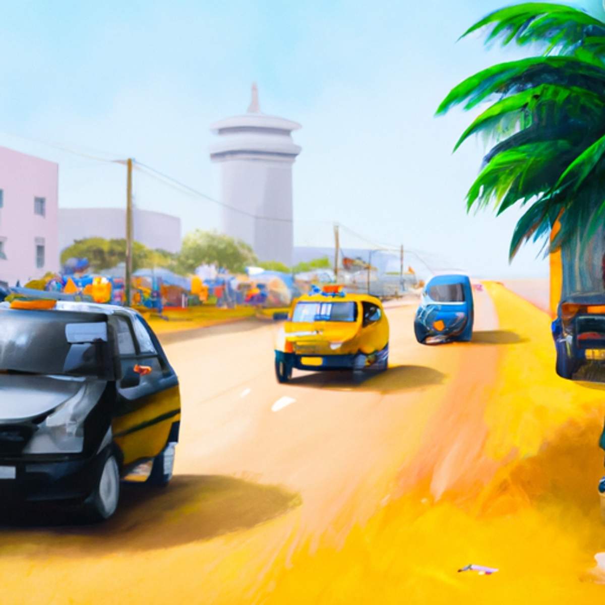 Preço de táxi em Senegal